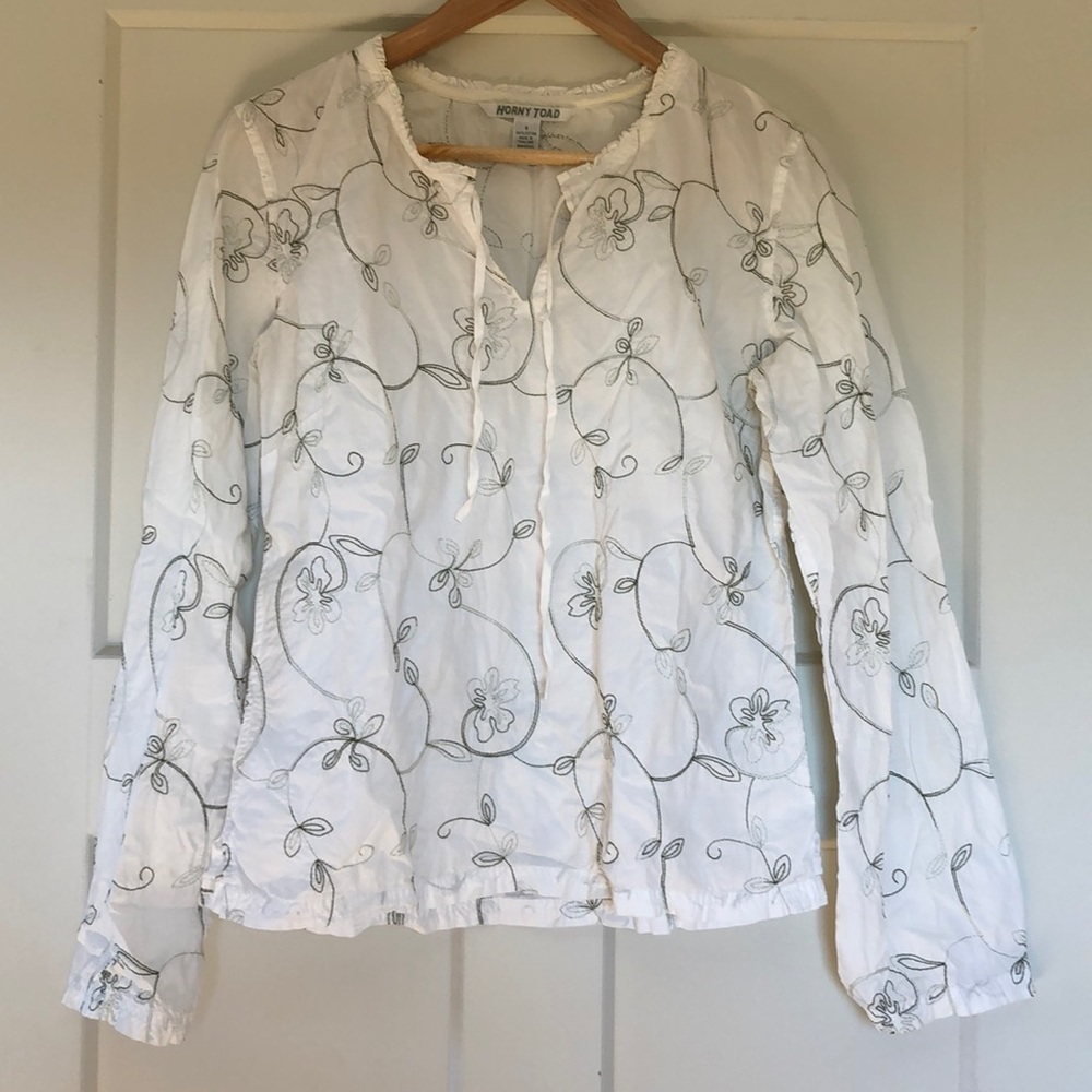 Horny Toad Embroidered 100% cotton Shirt